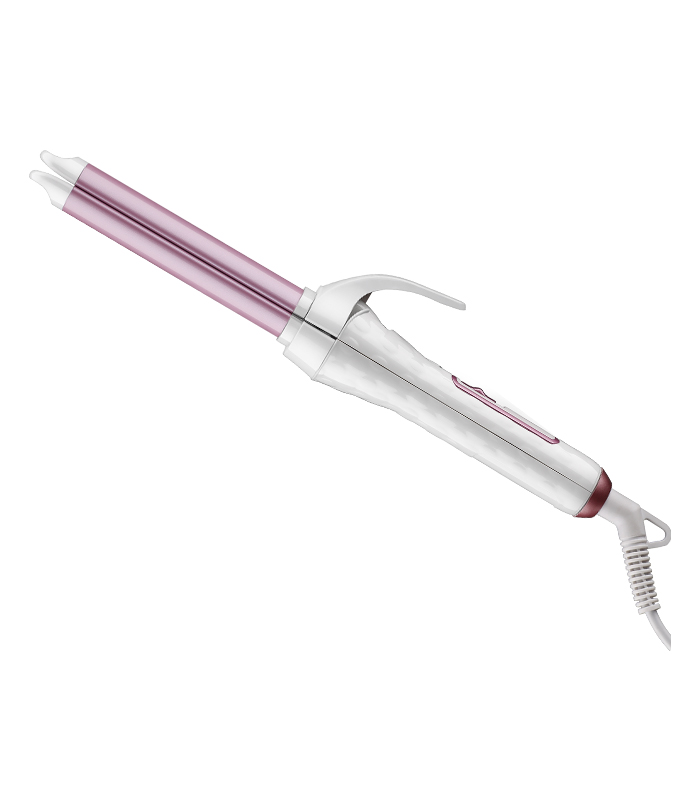 เครื่องหนีบผมและม้วนผม 2In1 พร้อมแผ่นอลูมิเนียมปรับแต่งได้ ZR-1007