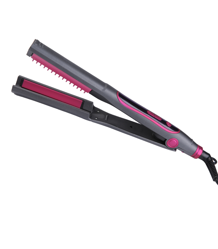3in1ผมที่หนีบผมตรง,ดัดผม,คลื่นบ่มเหล็กแบนZR-1090ขายส่งฉลากส่วนตัวดัดผมและที่หนีบผมตรง,คลื่น
